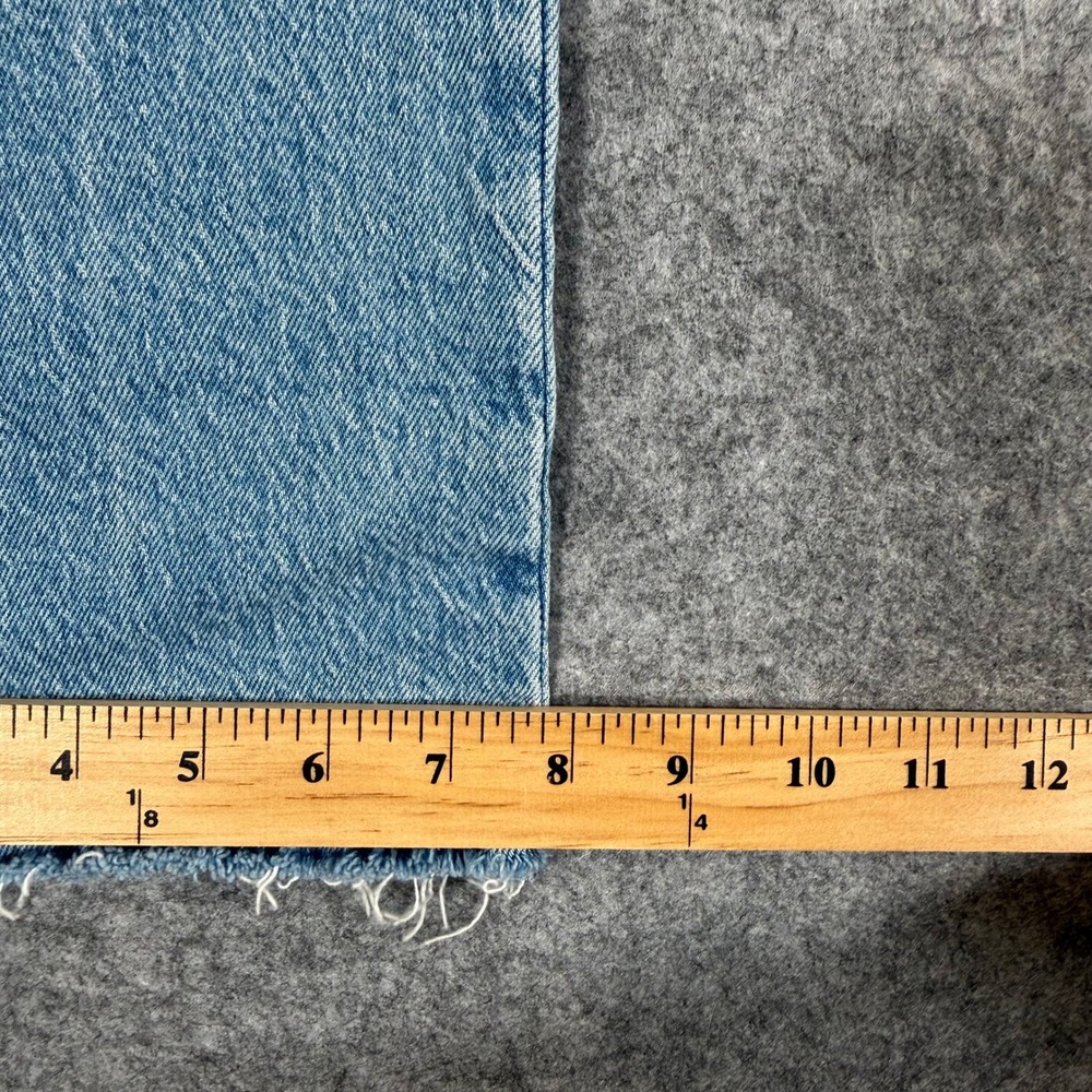Abercrombie & Fitch Curve Love 90s Straight Ultra High Rise Jeans Light 28 6L - Picture 11 of 11
